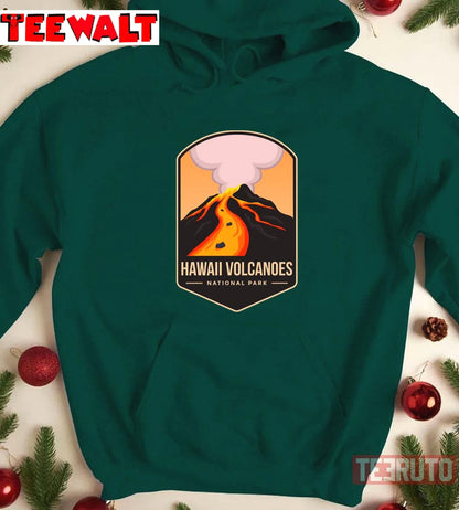 Hawaii Volcanoes National Park Vintage Unisex Hoodie