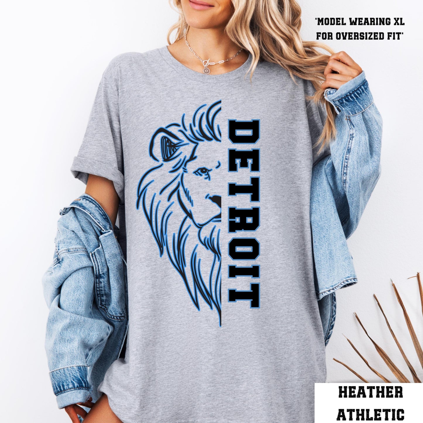 Detroit Lions Football Shirt - Retro Jared Goff Fan Apparel Gift