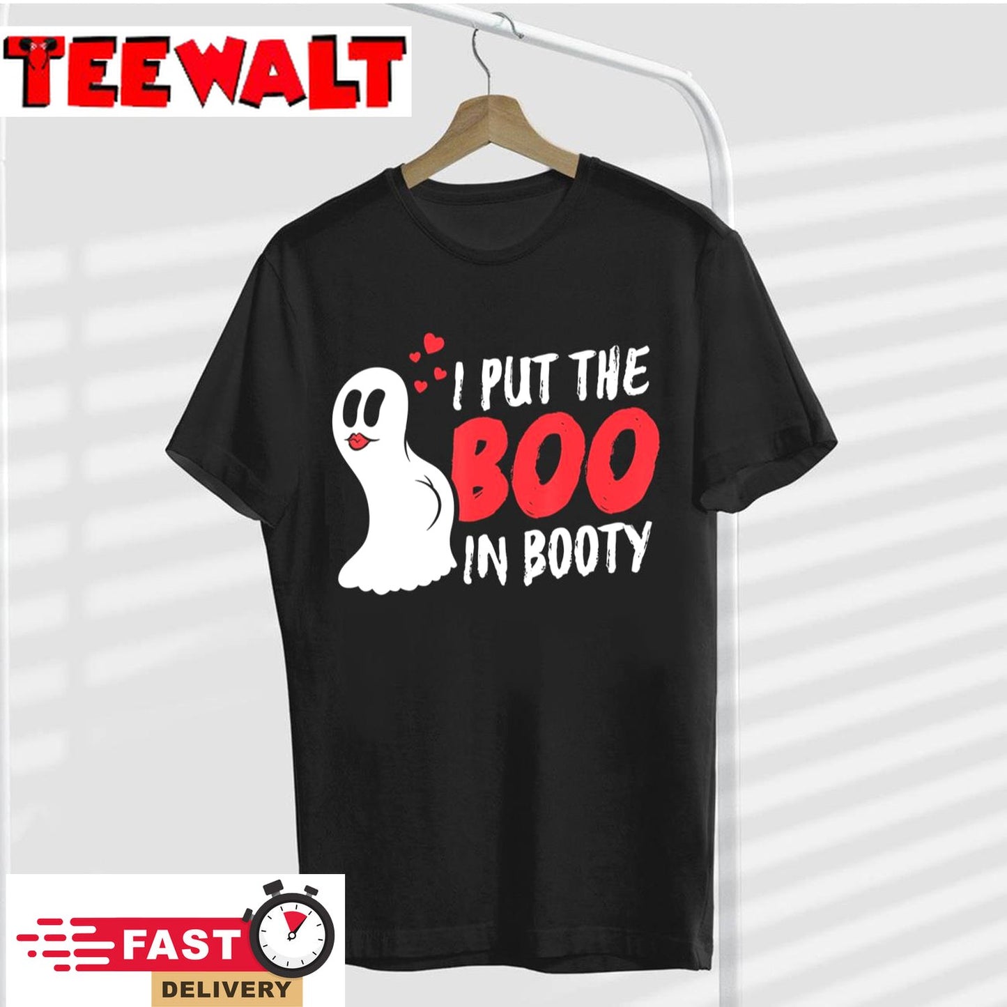 Funny Halloween Costume Shirt - I Put the Boo in Booty