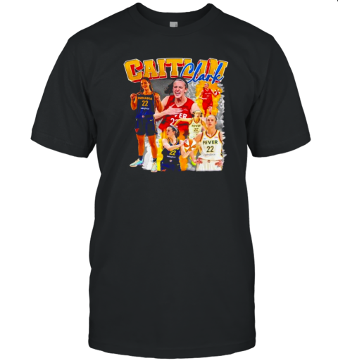 Caitlin Clark Indiana Fever WNBA Vintage Graphic T-Shirt