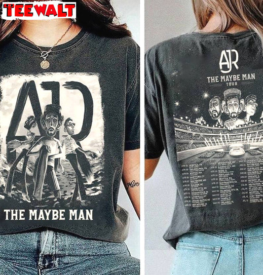 Ajr Band New Rare Shirt, Ajr The Maybe Man Tour 2024 Long Sleeve Tee Tops