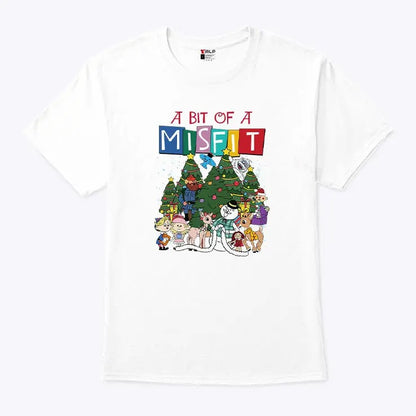 A Bit Of A Misfit Rudolph The Red Nosed Reindeer T Shirt