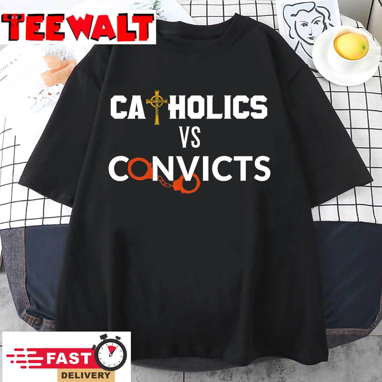 Catholics vs Convicts Premium T-Shirt