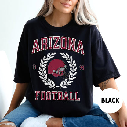 Arizona Football Shirt - Vintage Retro Cardinal Gift Tee For Football Fans