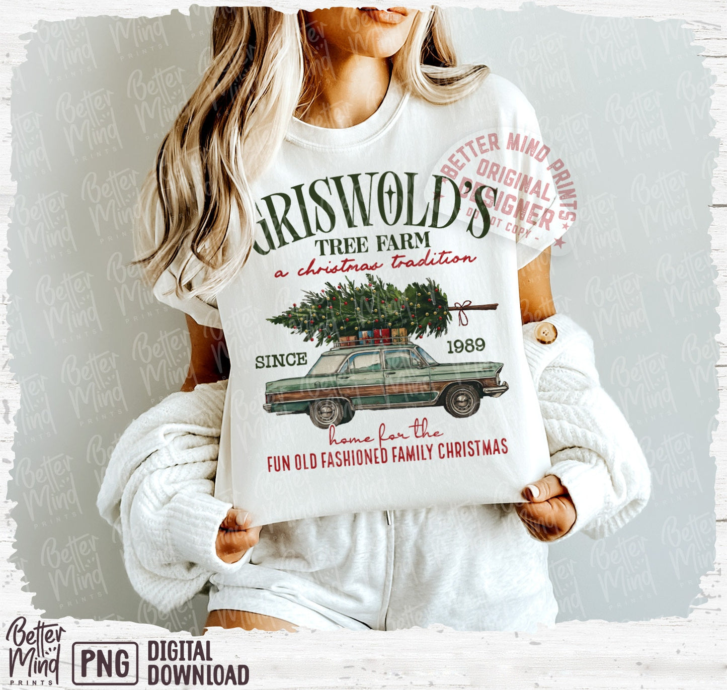 Griswold Christmas Tree Farm Merry Christmas Family Tee