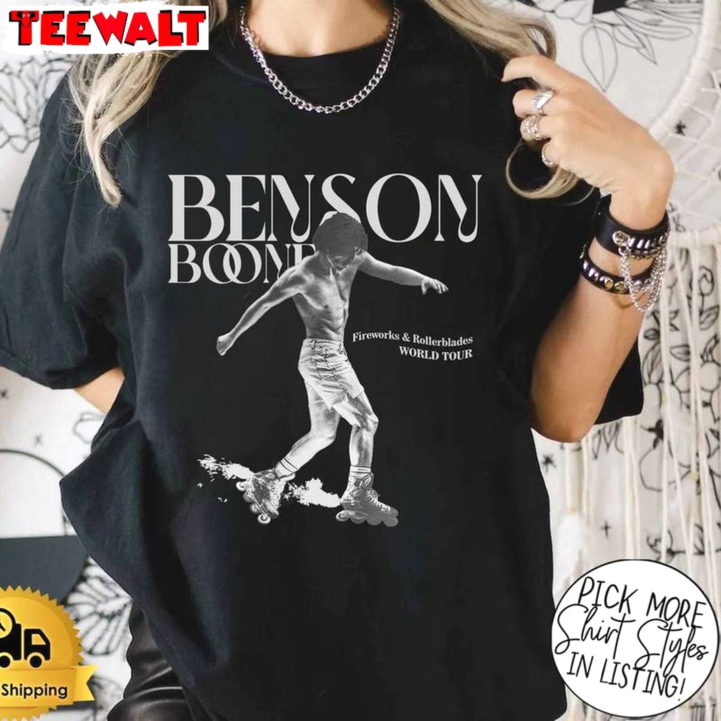 Benson Boone Modern Shirt, Limited Bensoon Booone World Tour Sweater Hoodie