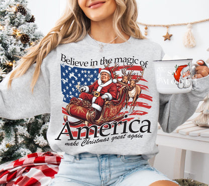 Funny Christmas Trump Daddy's Home Tee