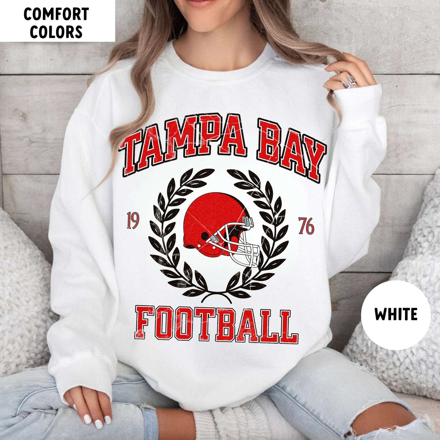 Comfort Colors Tampa Bay Football Sweatshirt - Perfect Gift For Fans