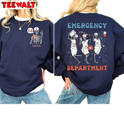 Independence Day Nurse Unisex Hoodie, Emergency Department 4th Of July