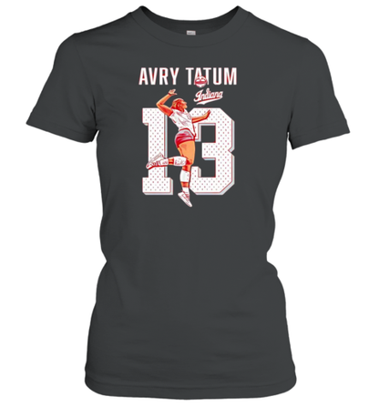 Avry Tatum Indiana Volleyball cartoon T-Shirt