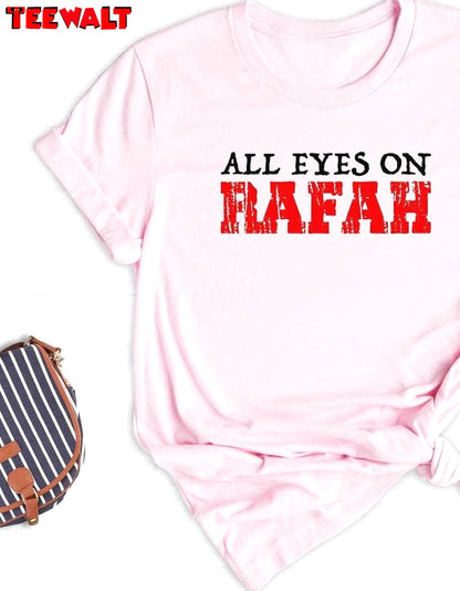 New Rare All Eyes On Rafah Shirt, Palestine Will Be Free Long Sleeve