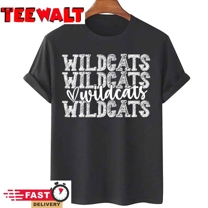 Wildcats Spirit Wear Game Day School Mascot Sport Fan Team T-Shirt