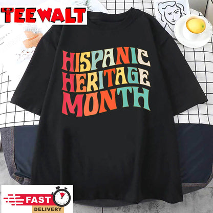 Hispanic Heritage Month 2022 National Latino Countries Flag T-Shirt