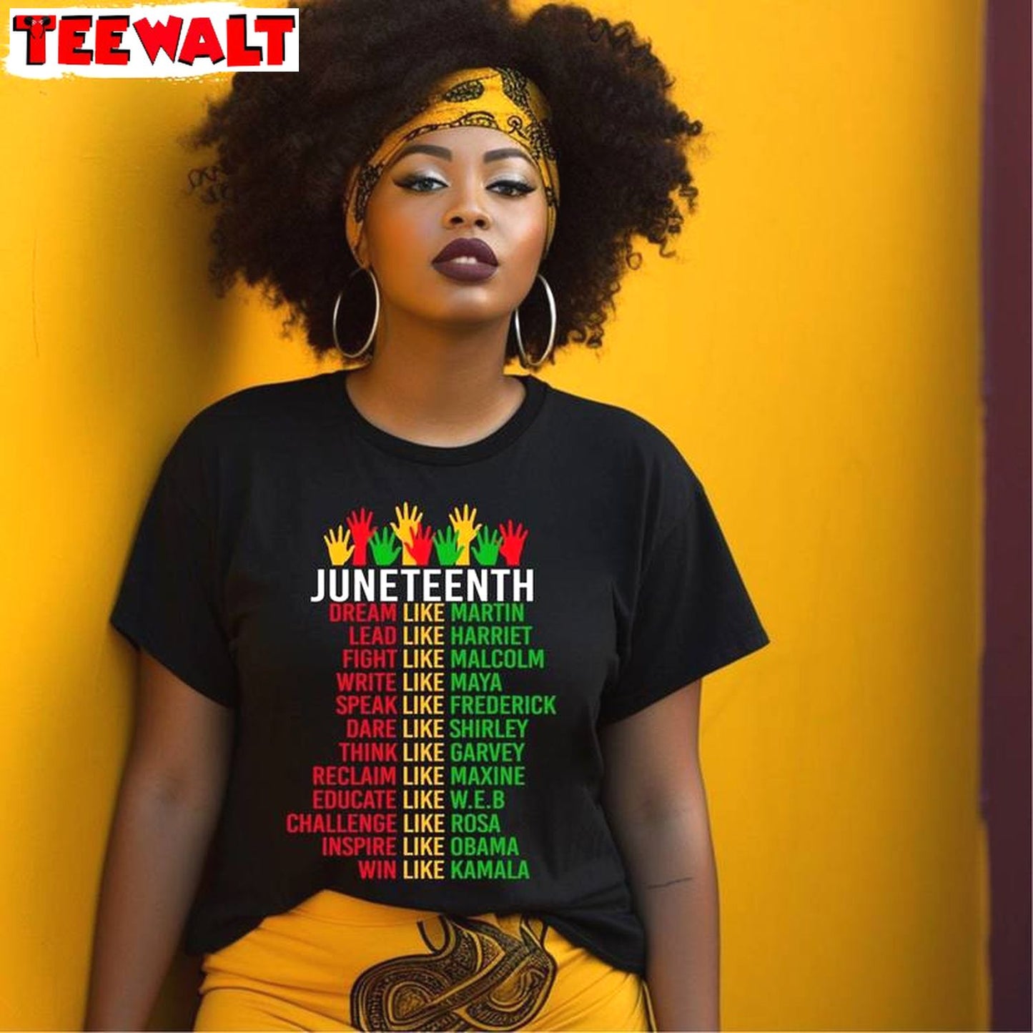 Unique 1865 Juneteenth Shirt, Groovy Dream Like Leaders Long Sleeve Crewneck