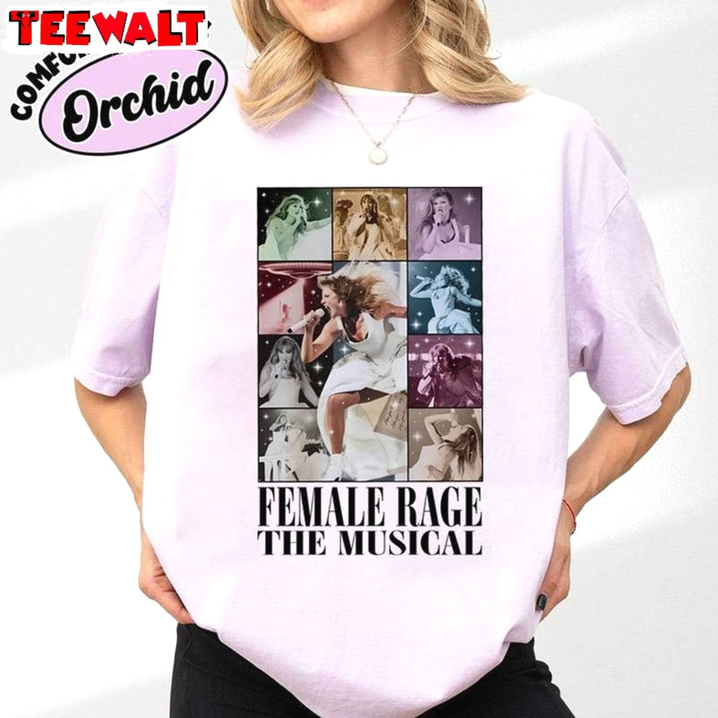 Creative Female Rage The Musical Shirt, Ttpd Swiftie Unisex Hoodie Short Sleeve