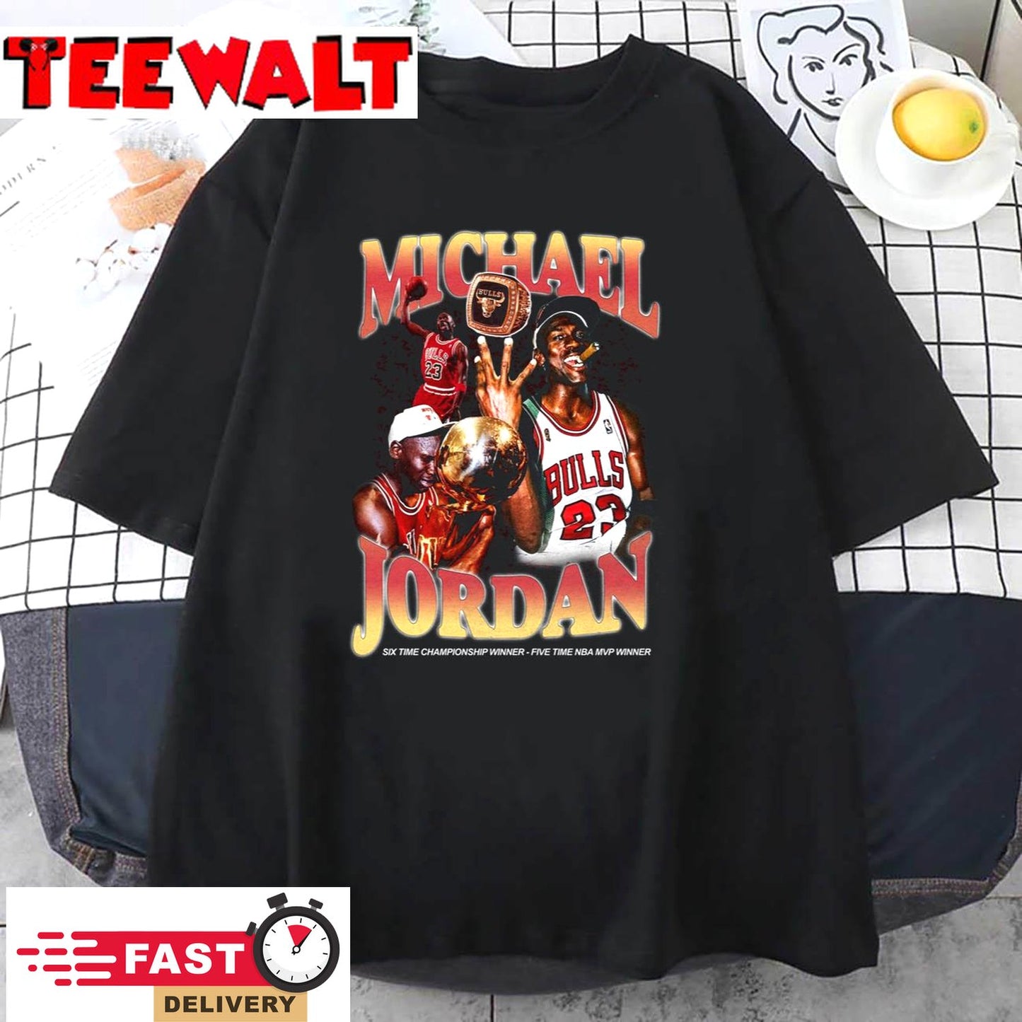 Vintage Michael Jordan The Goat  Unisex T-Shirt