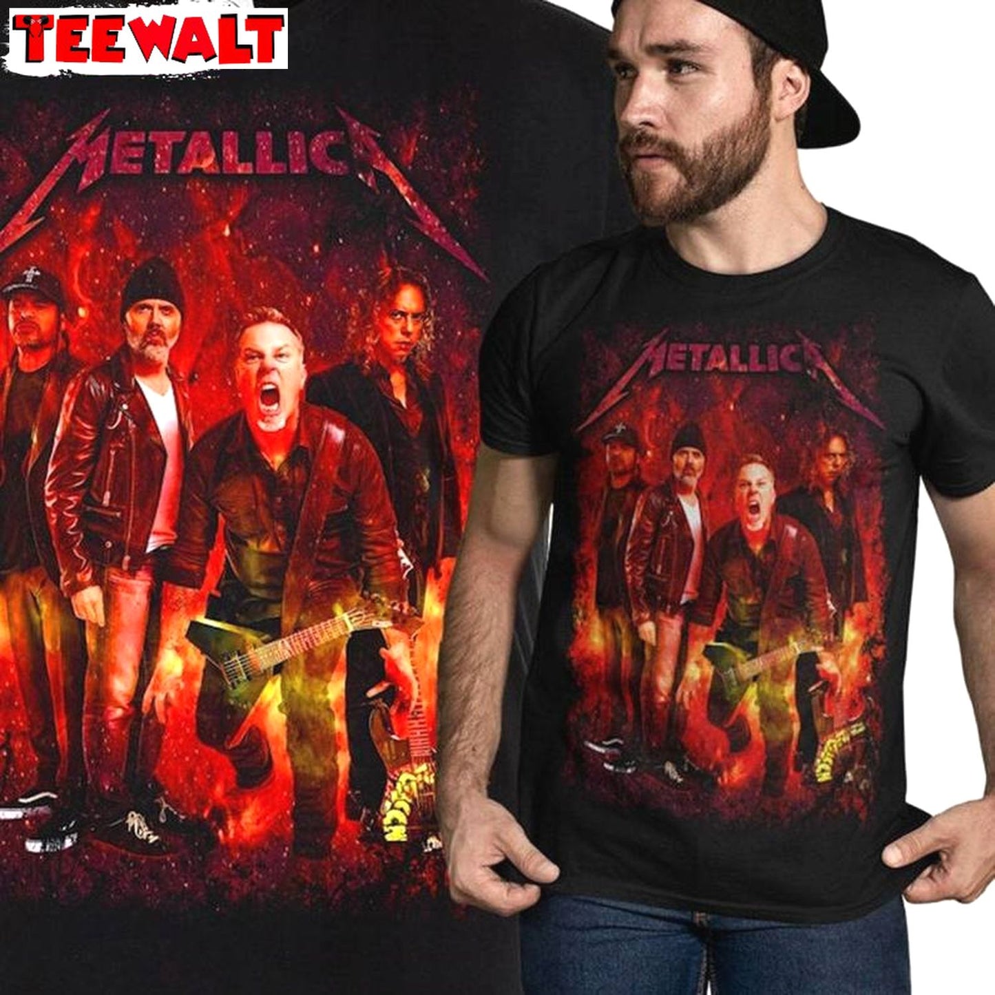 Metallica 72 Seasons Inspirational Shirt, Metallica Rock Guitar Short Sleeve Long Sleeve