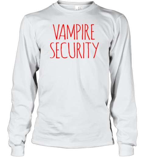 Halloween Costume Vampire Security Decorations T-Shirt