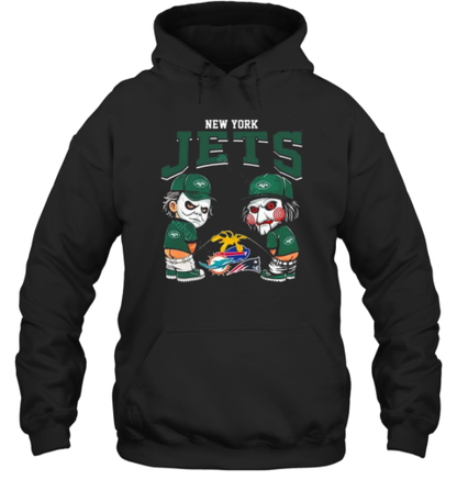 New York Jets NFL Halloween Peeing T-Shirt