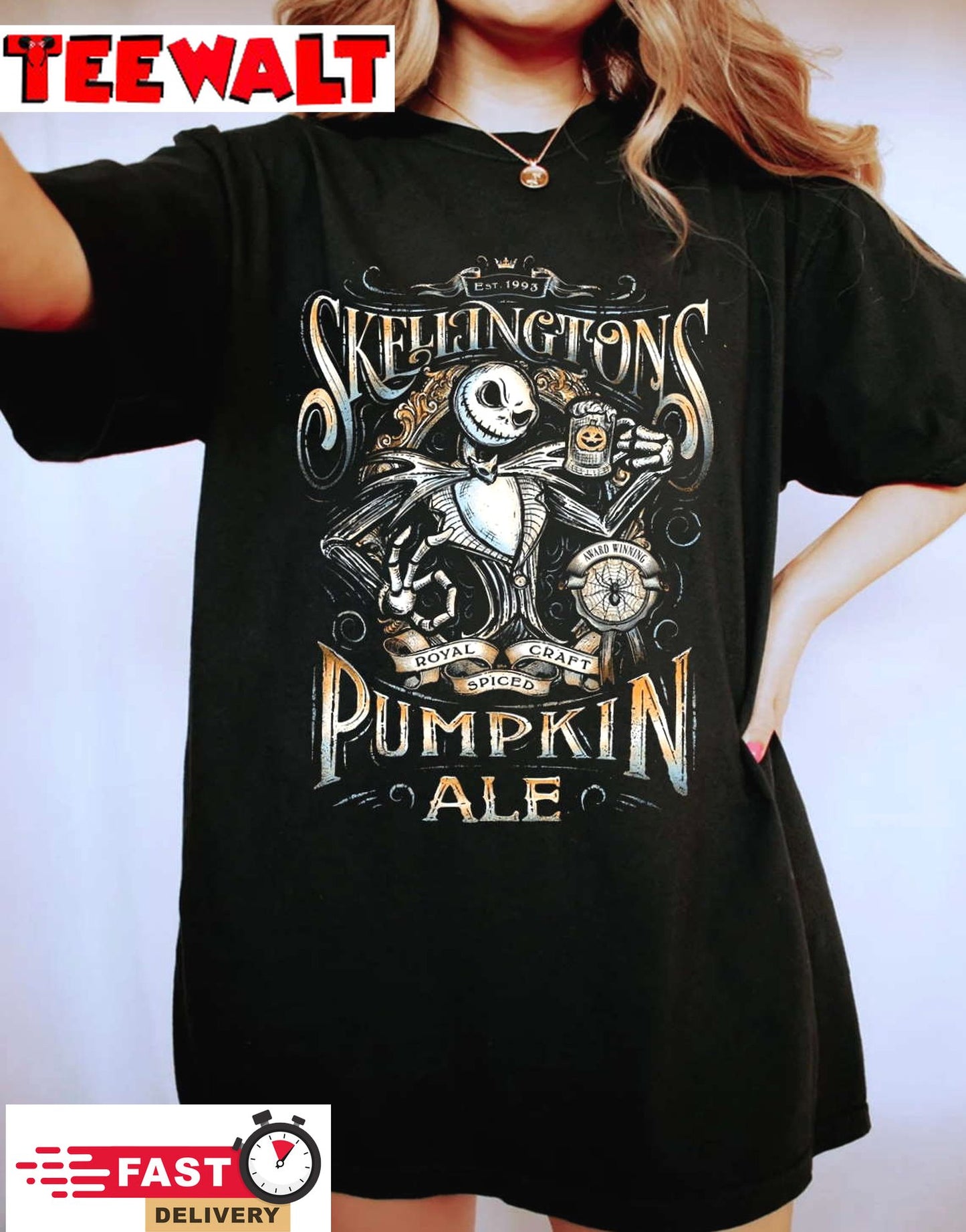 Jack’s Pumpkin Vintage Skellington Fall Unisex Sweatshirt