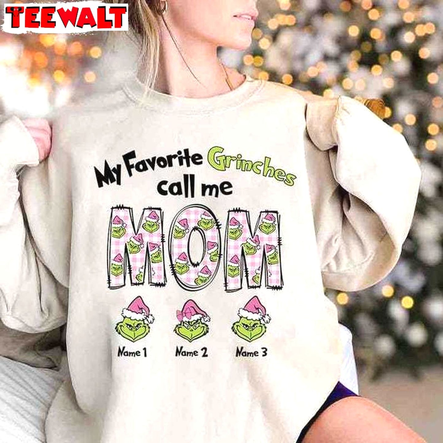 Christmas Mom Sweatshirt, Cartoon Character 2024 Shirts