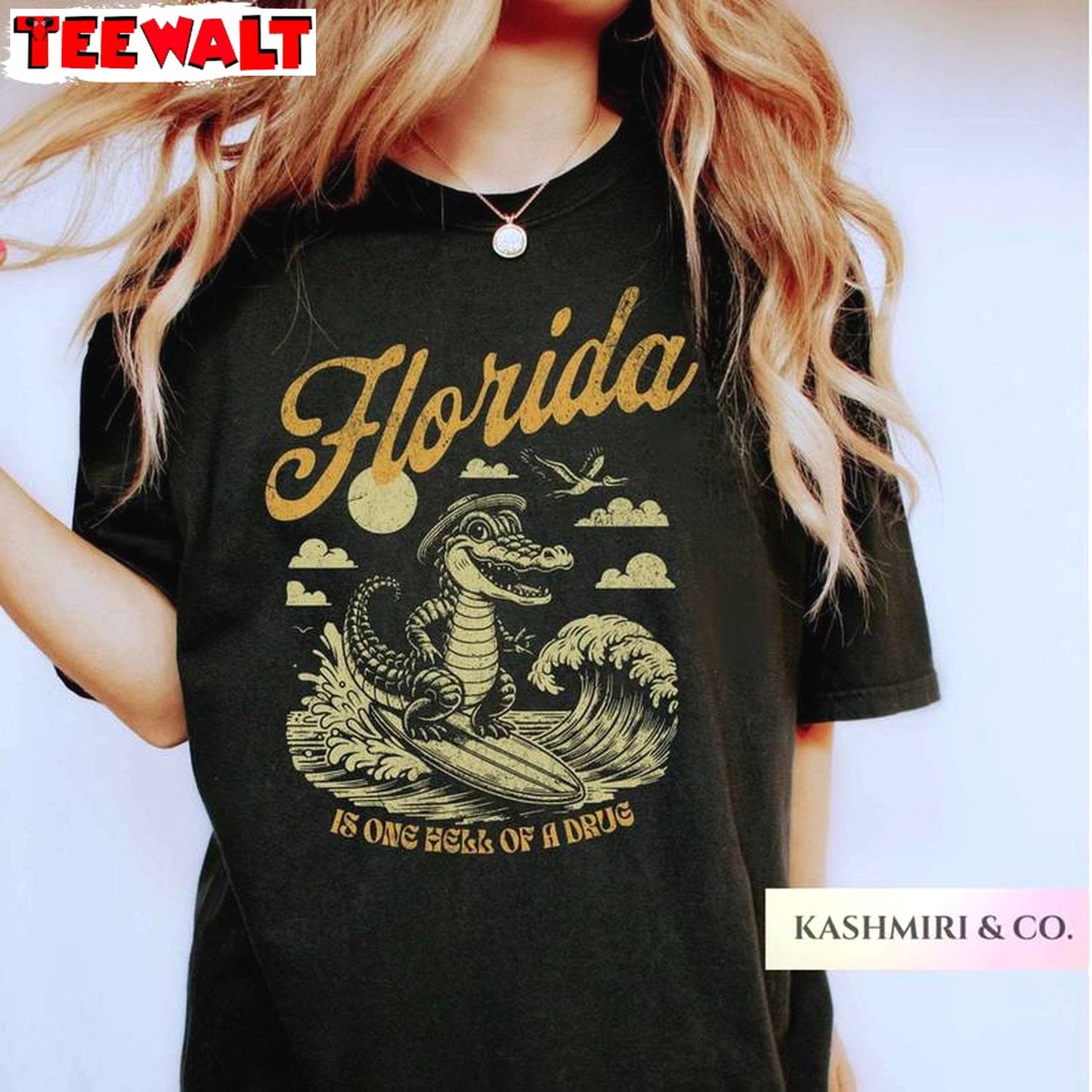 Fantastic Florida Is One Hell Of A Drug Hoodie, Groovy Bury Your Regrets Florida Shirt Tank Top