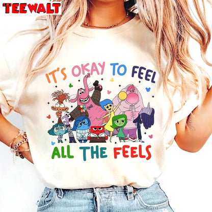 Today I Feel All The Feels Inside Out 2 Unisex Hoodie, Creative Inside Out 2