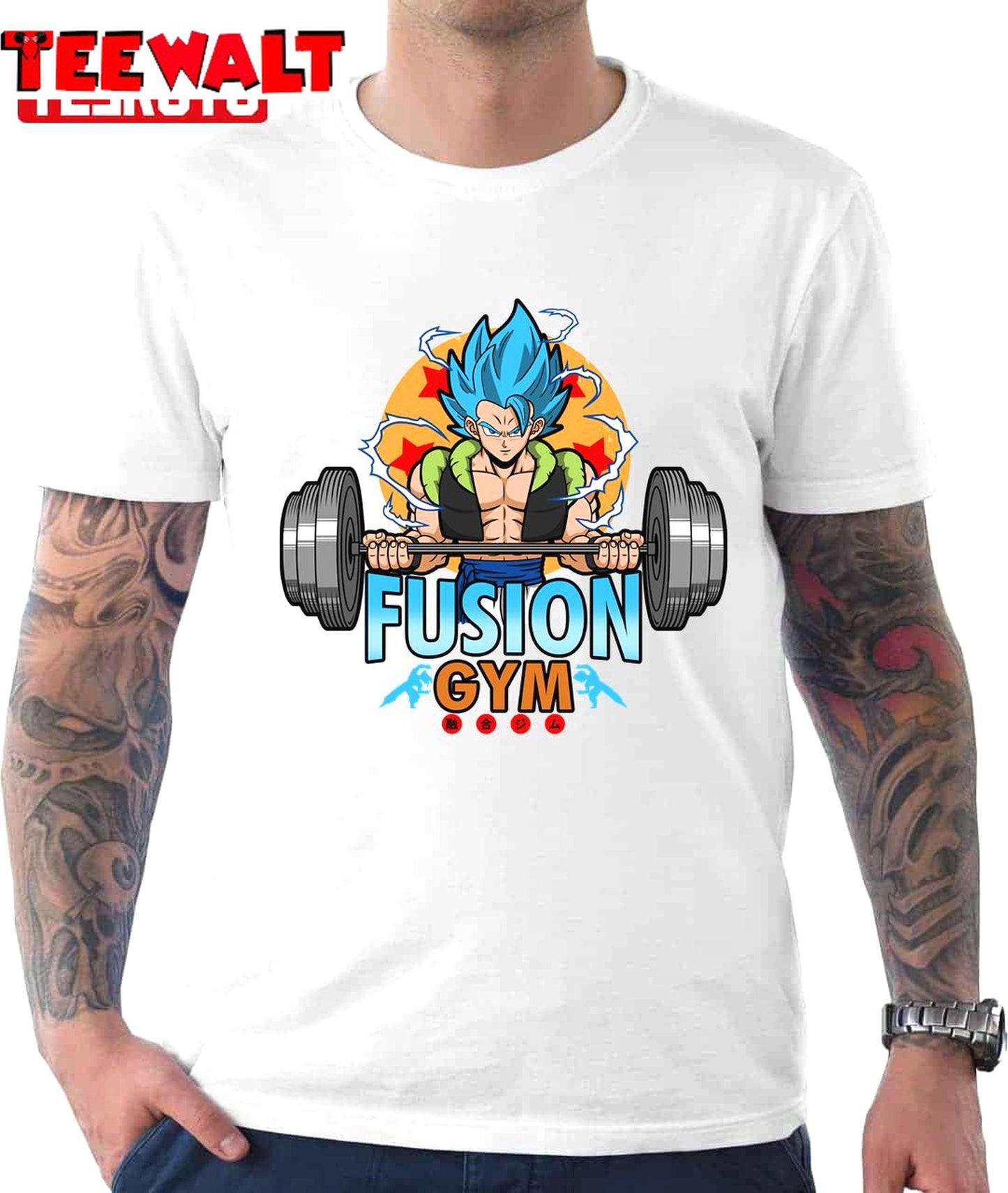 Fusion Gym Dragon Balls Anime Fitness Unisex T-Shirt