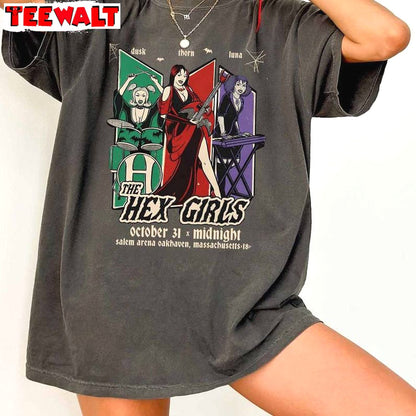 The Hex Girls Cool Design Shirt, Unique Concert 2023 Short Sleeve Crewneck