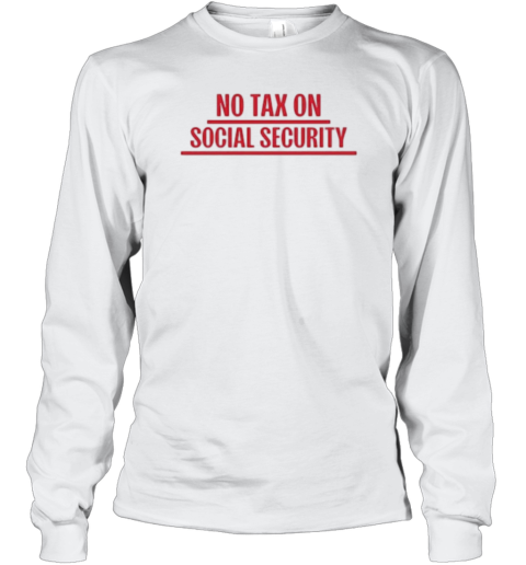 No Tax On Social Security Trump Vance T T-Shirt