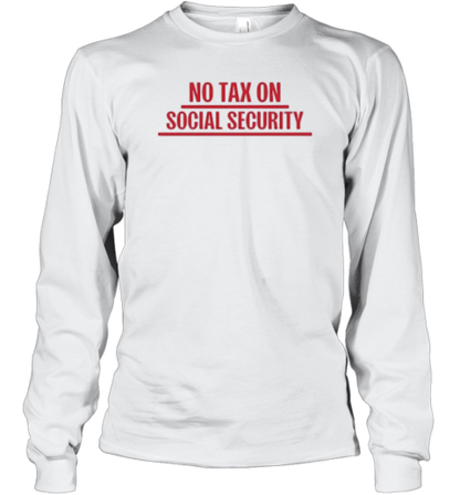 No Tax On Social Security Trump Vance T T-Shirt