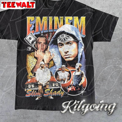 Slim Shady Vintage T Shirt, Creative The Eminem Show Shirt Unisex Hoodie