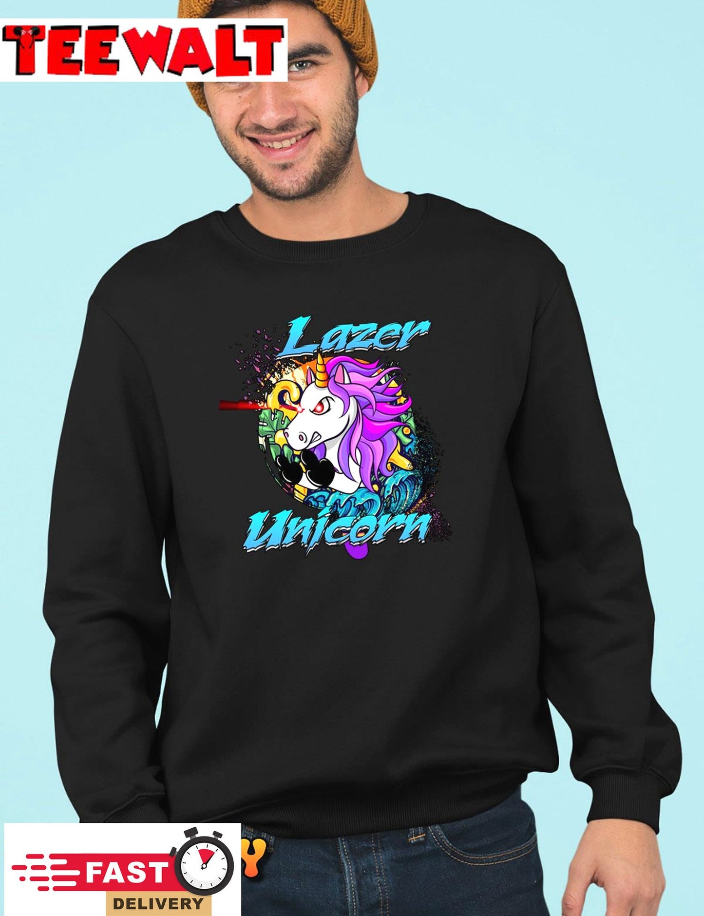 Unicorn Lazer Unisex T-Shirt