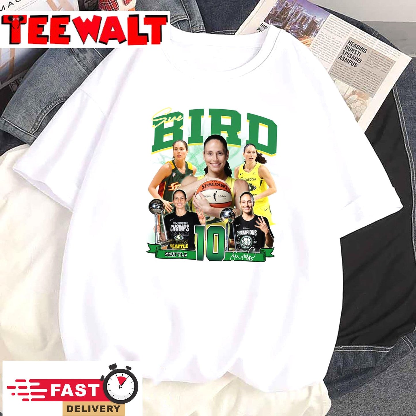 Sue Bird Legend Basketball 3000 Assists Retro 80s 90s Bootleg Rap Style T Shirt