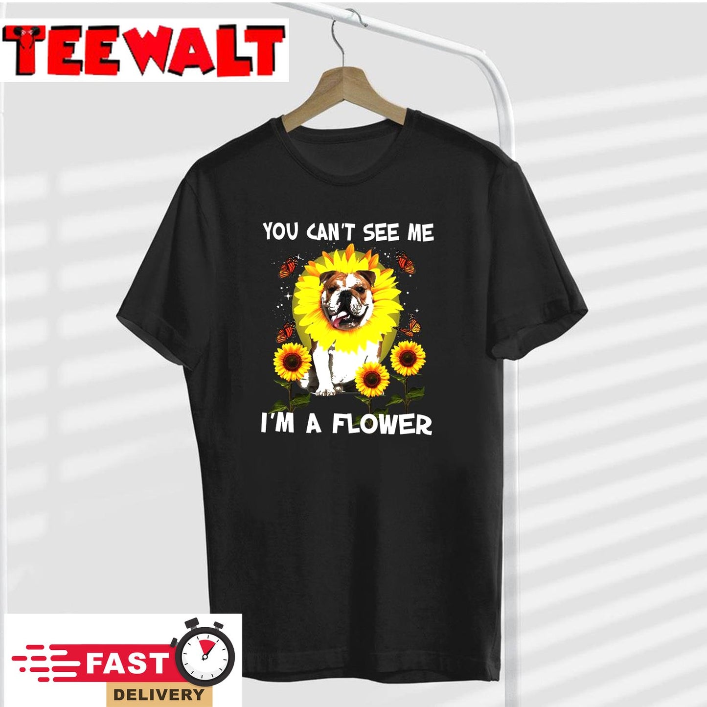 Me Im A Sunflower English Bulldog Unisex T-Shirt