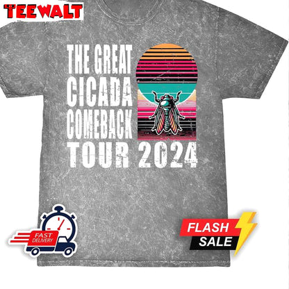 Great Cicada Comeback Tour 2024 Sweatshirt , Neutral Cicada Comeback Tour Shirt Tank Top