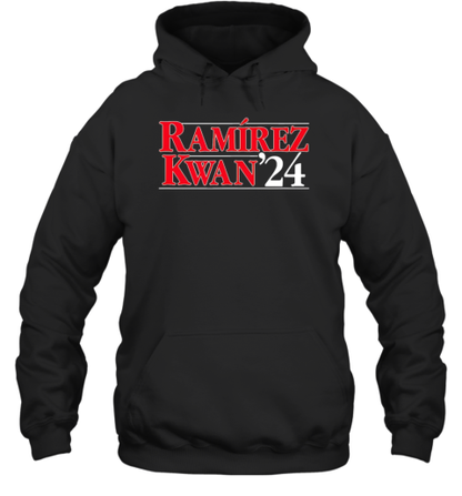 Jose Ramirez Steven Kwan Cleveland Guardians Ramirez And Kwan 24 T-Shirt