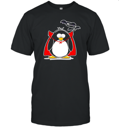 Halloween Vampire Penguin T-Shirt