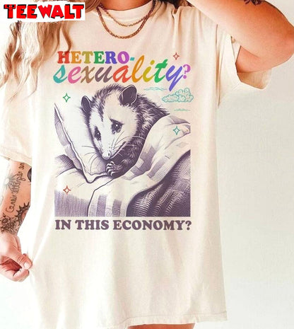 Heterosexuality In This Economy Inspired Shirt, Funny Lgbt Pansexual Sweater