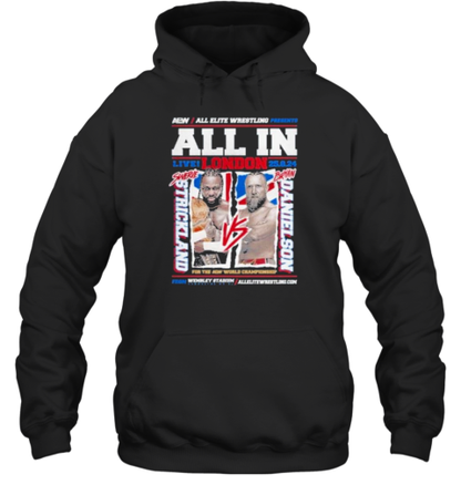 Aew All In 2024 Matchup Swerve Strickland Vs Bryan Danielson T-Shirt