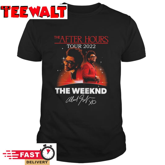 The After Hours Tour 2022 The Weeknd Signatures Shirt