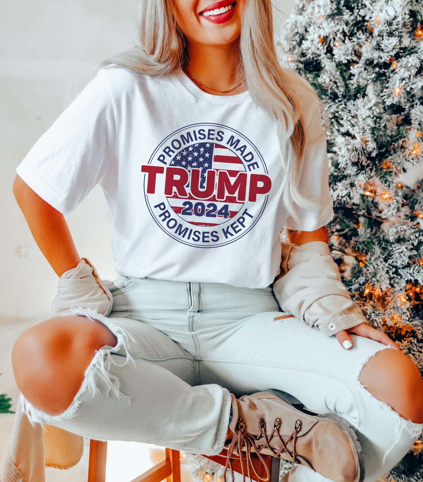 Promises Made Promises Kept Trump 2024 Shirt Republican Tee