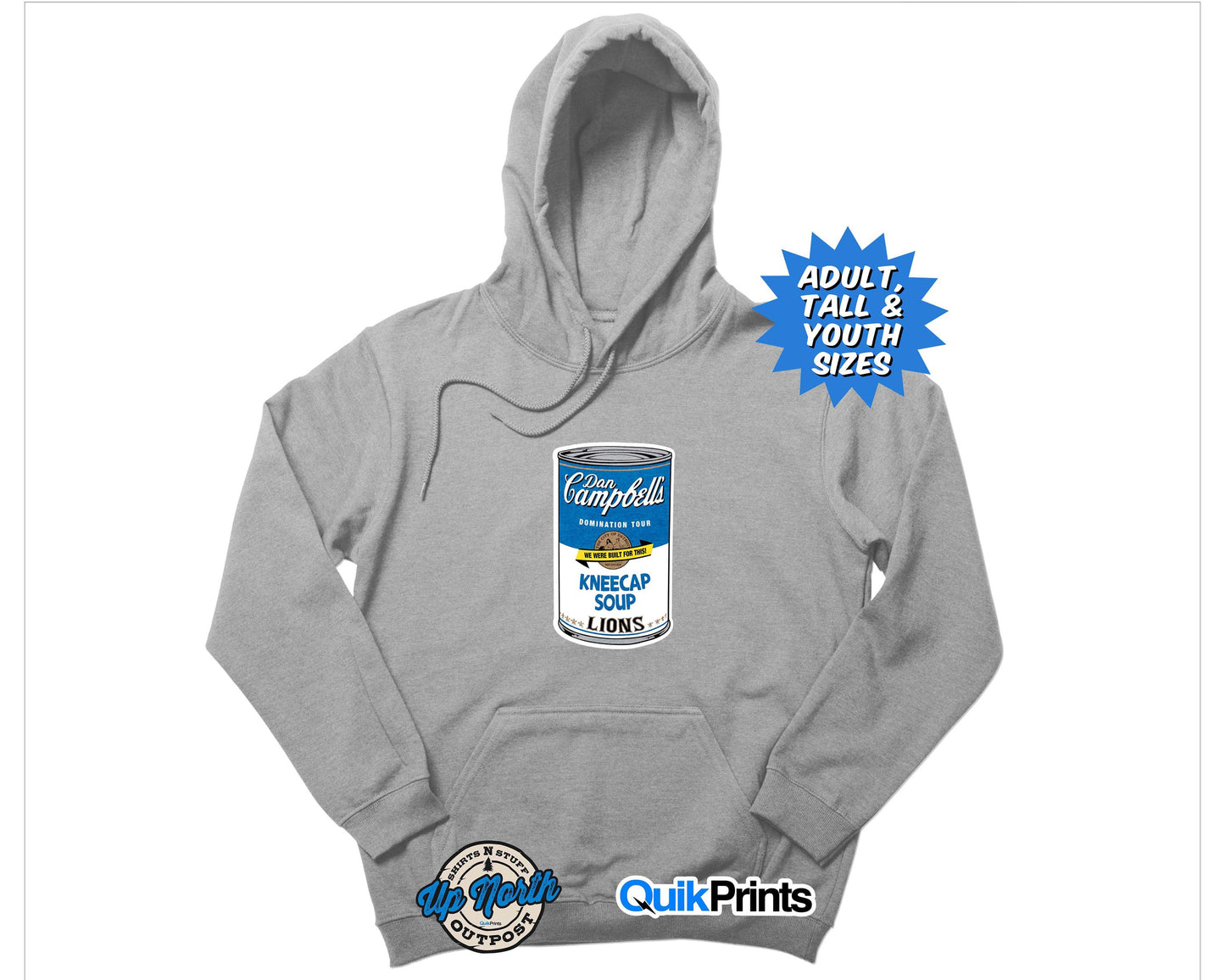 Dan Campbell'S Kneecap Soup Premium Pullover Hoodie