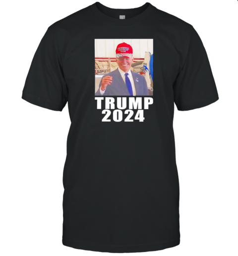 Biden Wearing Trump Hat T-Shirt