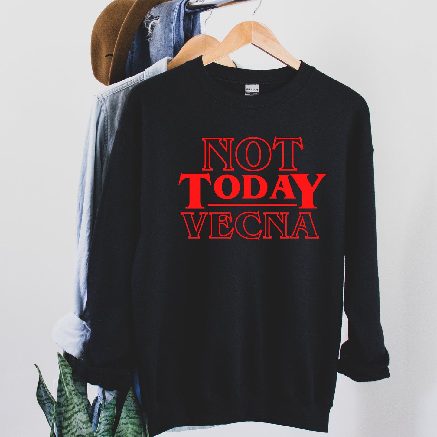 Not Today Vecna Shirt - Stranger Things Hawkins Sweatshirt, Upside Down