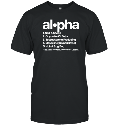 Alpha male definition T-Shirt