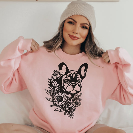 Frenchie Mom Sweatshirt - French Bulldog Mama Shirt For Dog Lovers