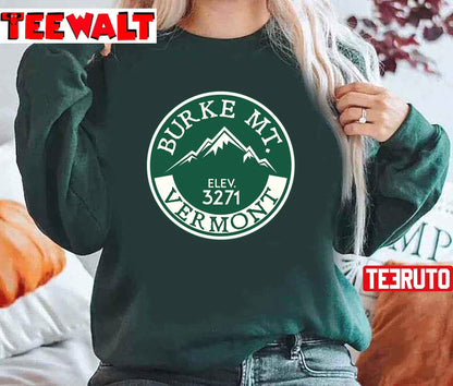 Burke Mountain Vermont Skiing Ski Snowboard Hiking Climbing Biking Unisex Hoodie