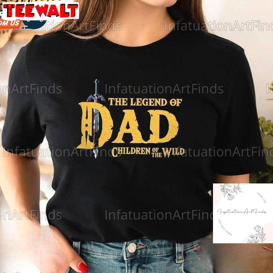 New Dad Hoodie, Groovy The Legend Of Dad Children Of The Wild Shirt Sweater