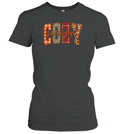 Cozy Season Fall , Happy Thanksgiving Hello Pumpkin Most Wonderful Time Of The Year T-Shirt